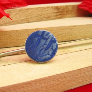 marcapáginas azul hielo